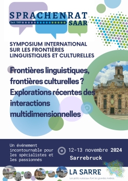 Symposium International - Conseil linguistique de la Sarre - Hybrides französisches Symposium am 12. und 13. November in Saarbrücken