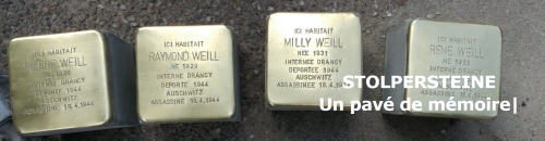 Stolpersteine in Fankreich